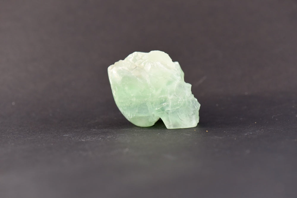 Fluorite Druze Skull