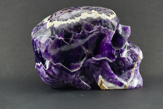 "Cartouche" Dream Amethyst Skull