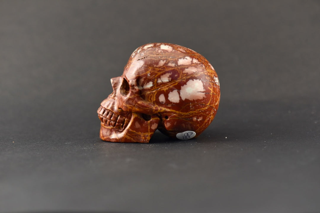 Red Jasper Skull