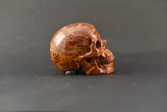 Red Jasper Skull