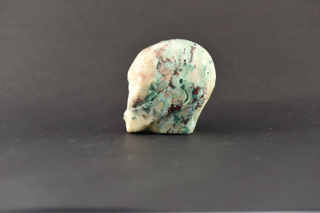Chrysocolla Alien Skull