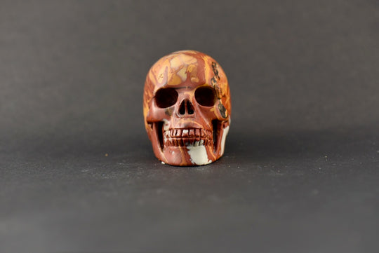 Red Jasper Skull