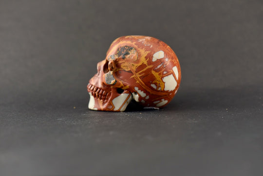 Red Jasper Skull