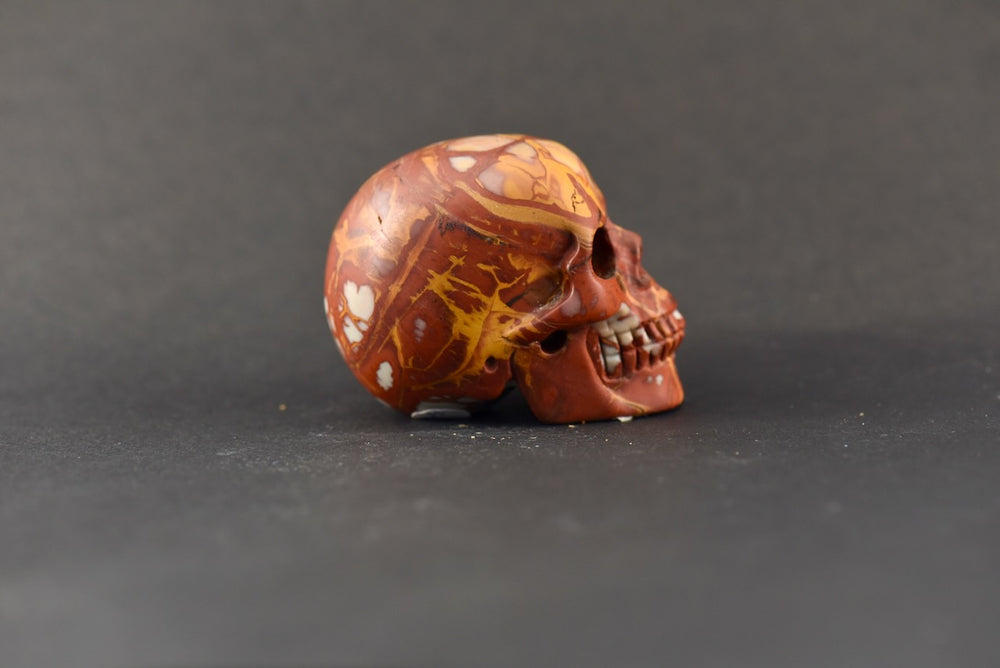 Red Jasper Skull