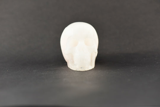 Pink Aragonite Skull