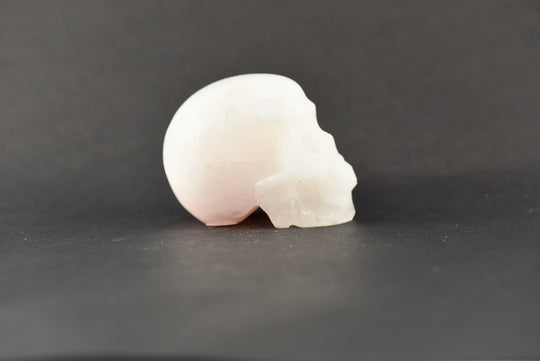 Pink Aragonite Skull