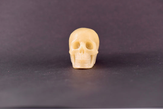 Green Jasper Skull