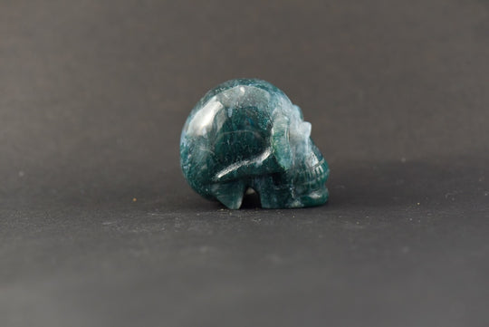 Moss Agate Skull