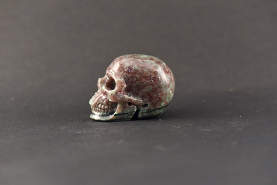 Strawberry Quartz Skull