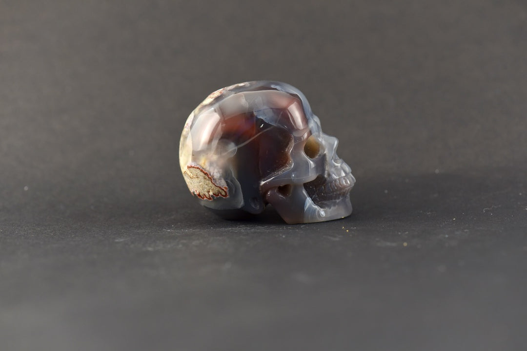 Agate Skull