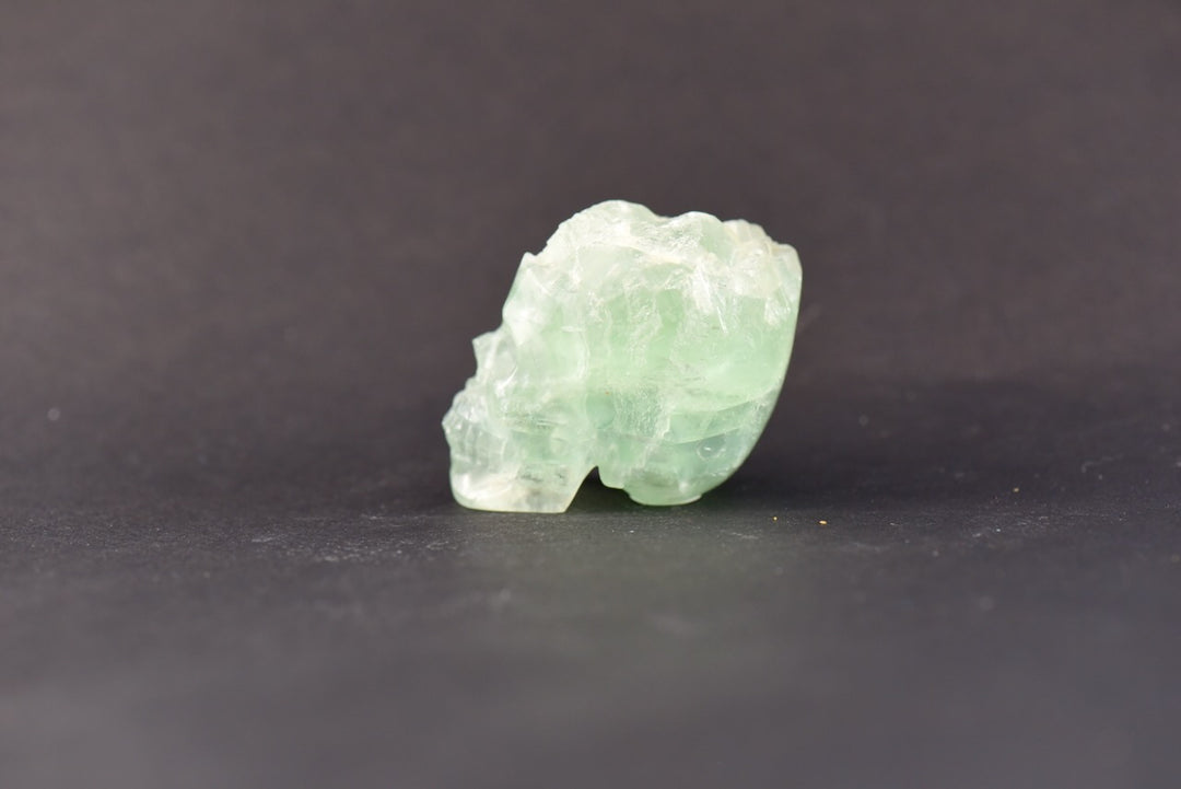 Fluorite Druze Skull