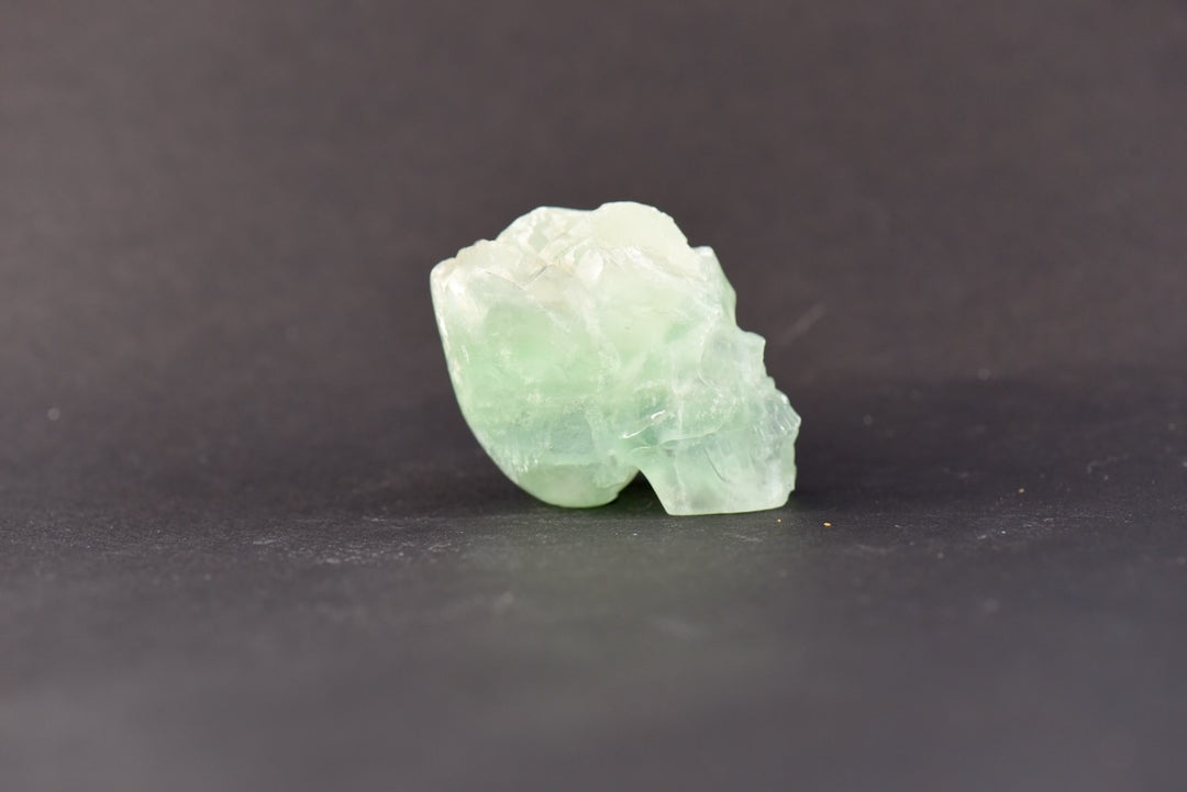 Fluorite Druze Skull
