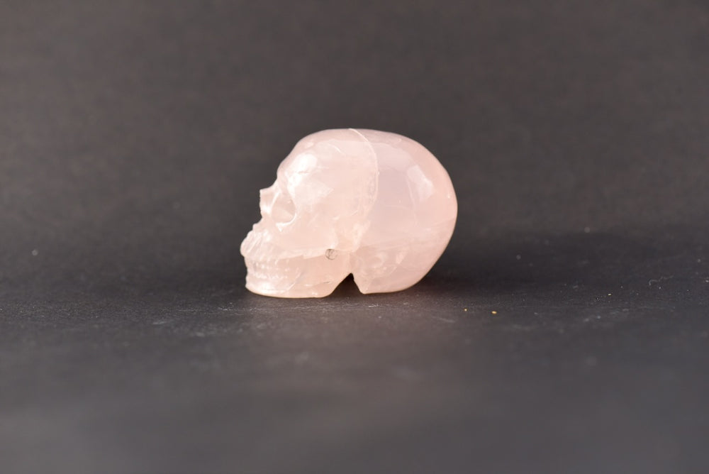 Rose Quartz Skull