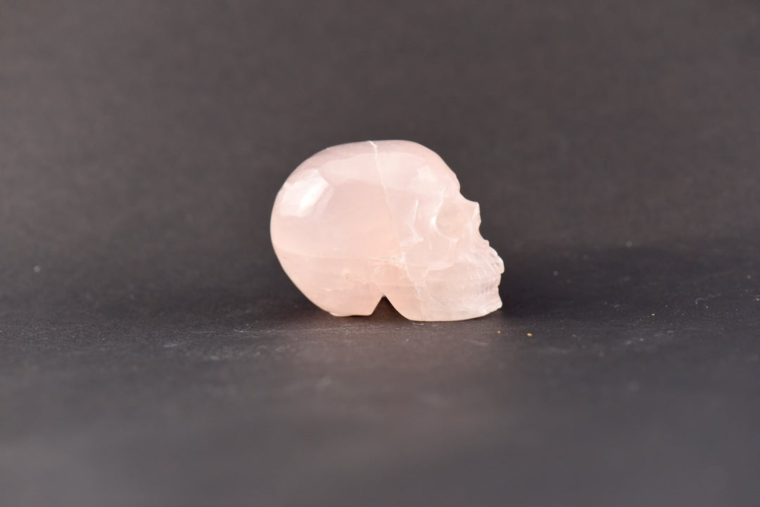 Rose Quartz Skull