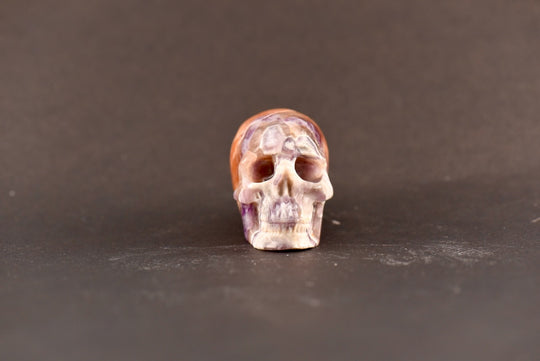 Golden Dream Amethyst Skull
