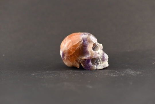 Golden Dream Amethyst Skull
