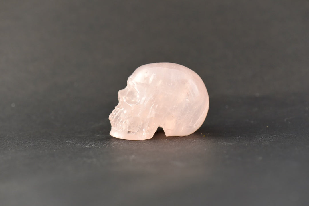 Rose Quartz Skull