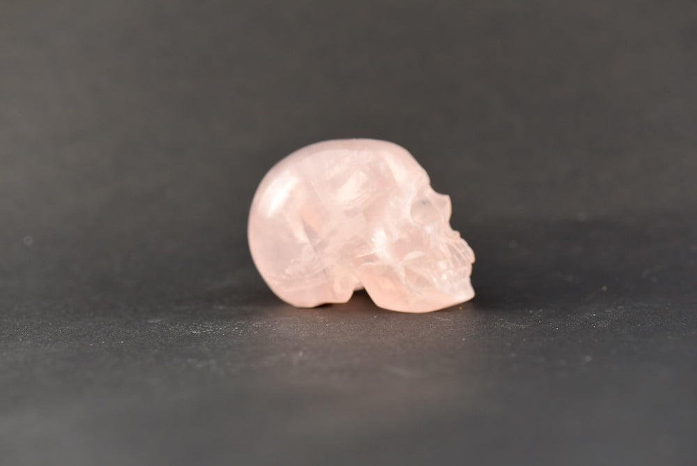 Rose Quartz Skull