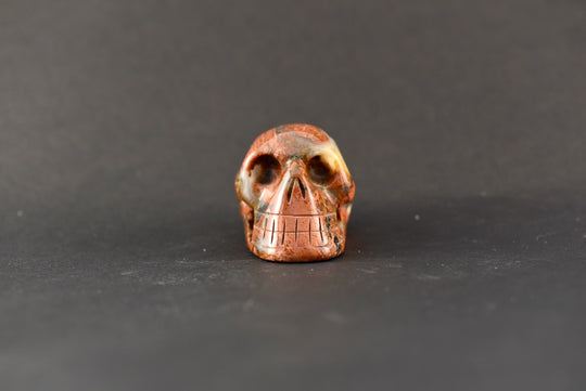 Red Jasper Skull