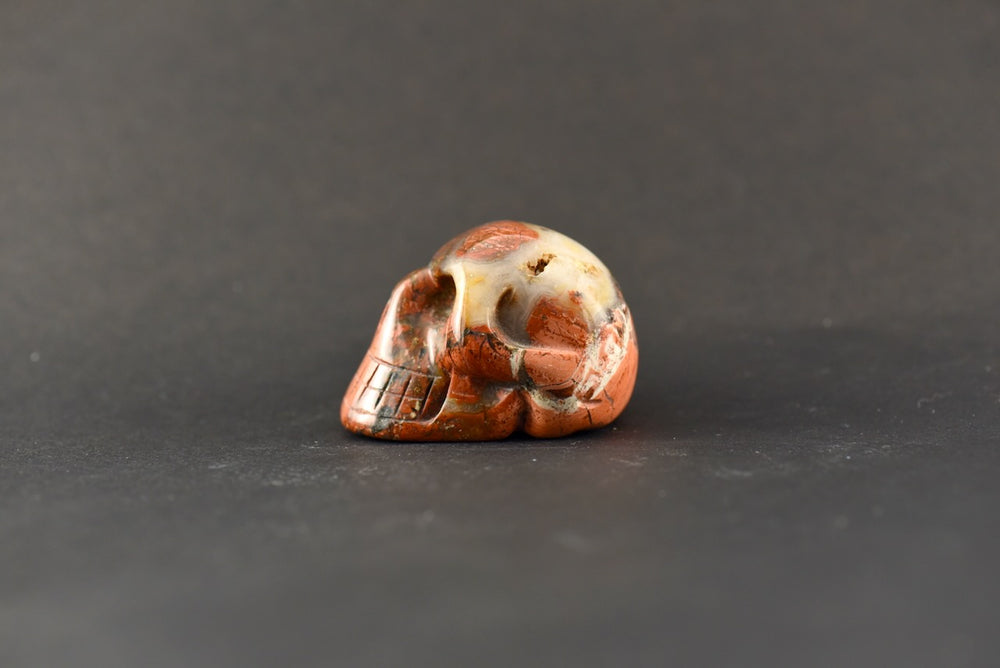 Red Jasper Skull