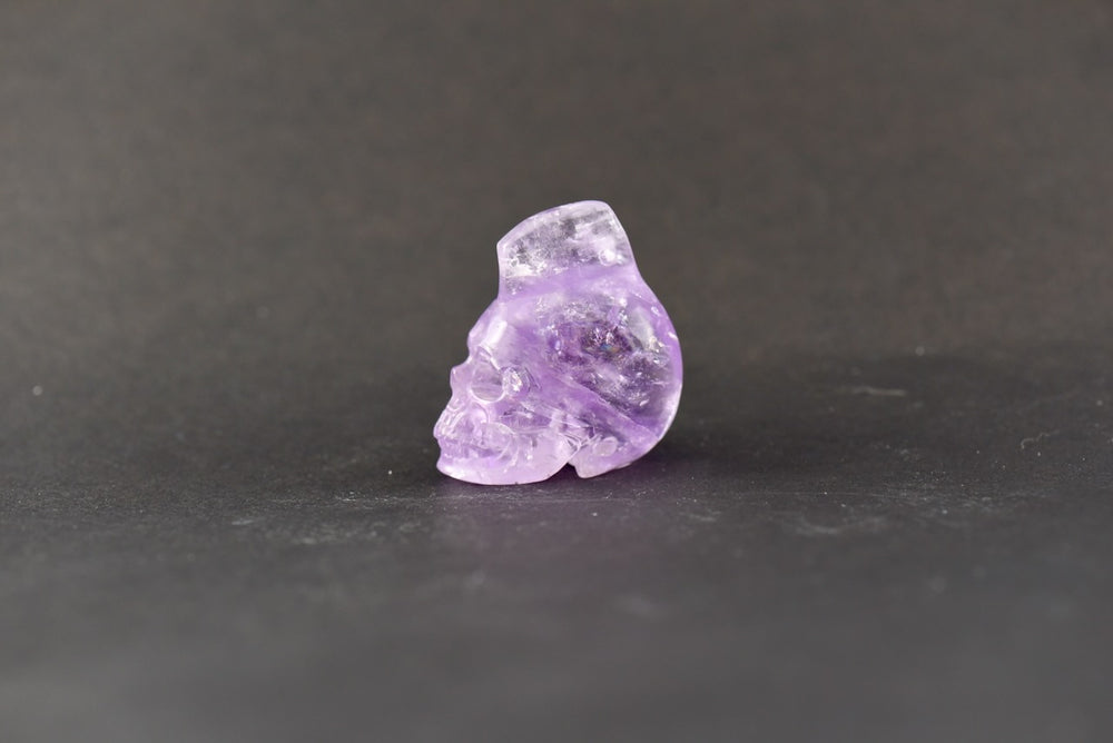Amethyst Mohawk Skull