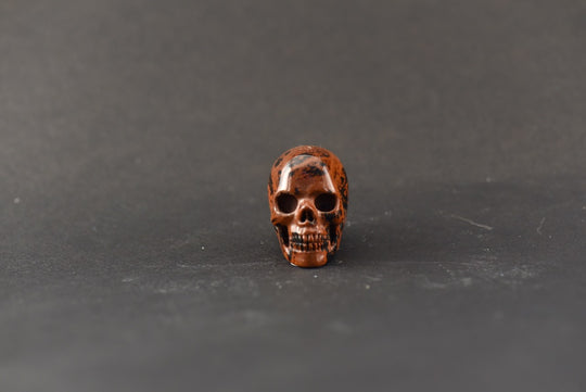 Mahogany Obsidian Skull