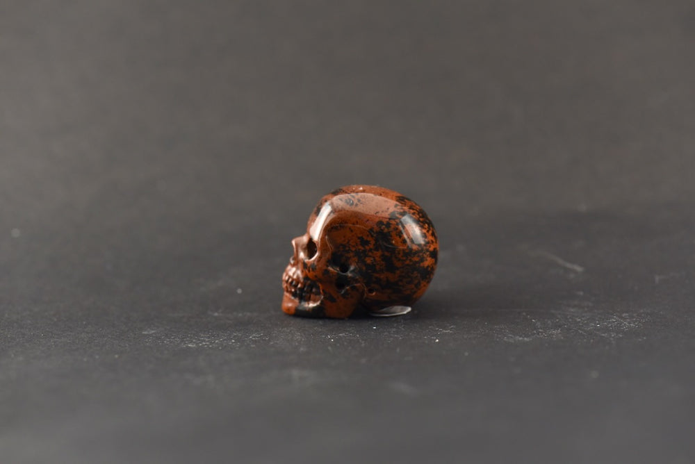 Mahogany Obsidian Skull